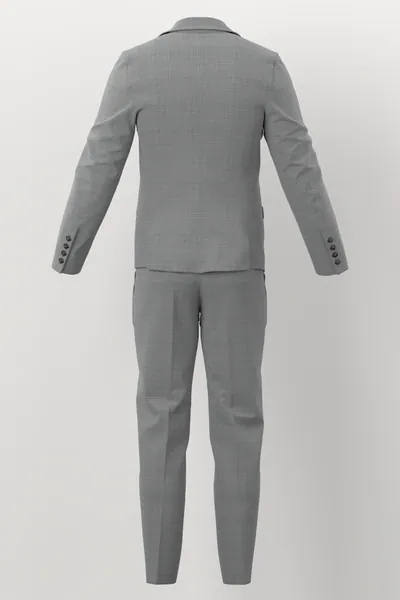 Michaelangelo Stretch Wool No. 29847 made up: back