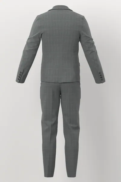 Vitale Barberis Canonico Perennial Super 110's Fancies No. 28758 made up: back