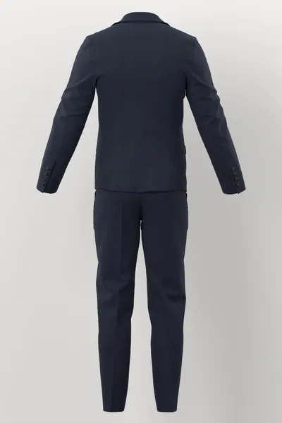 Vitale Barberis Canonico Perennial Super 110's Fancies No. 29918 made up: back