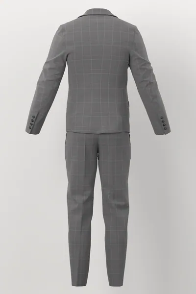 Vitale Barberis Canonico Perennial Super 110's Fancies No. 29919 made up: back