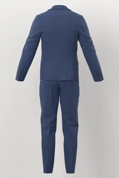 Vitale Barberis Canonico Perennial Super 110's Solid-Sharkskin No. 29692 made up: back