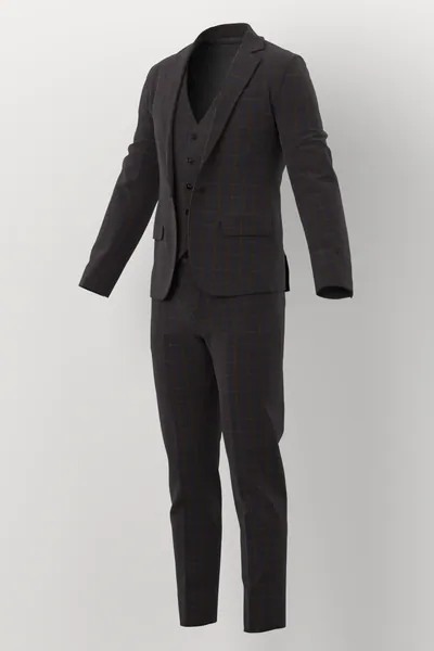 Devonshire Tweeds No. 28553 made up: three-quarter