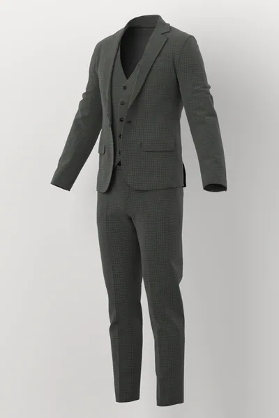 Devonshire Tweeds No. 30030 made up: three-quarter