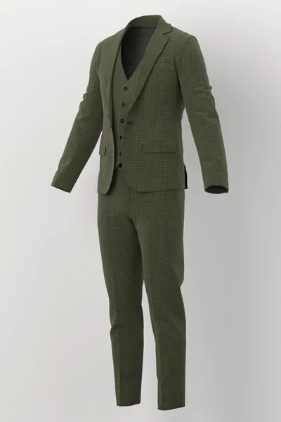 Devonshire Tweeds No. 30032 made up: three-quarter