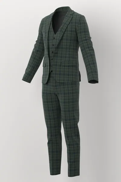 Devonshire Tweeds No. 30036 made up: three-quarter