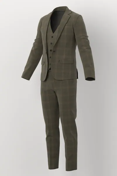Devonshire Tweeds No. 30042 made up: three-quarter