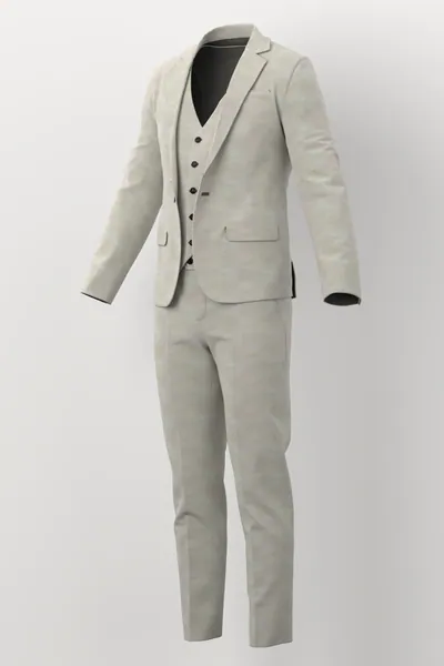 Gianluca Biatti Stretch Cotton No. 28190 made up: three-quarter