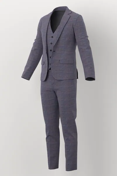 Linen No. 20158 made up: three-quarter