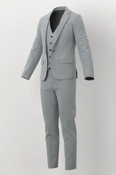 Linen No. 25575 made up: three-quarter