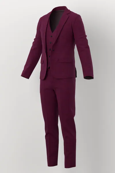 Linen No. 27515 made up: three-quarter