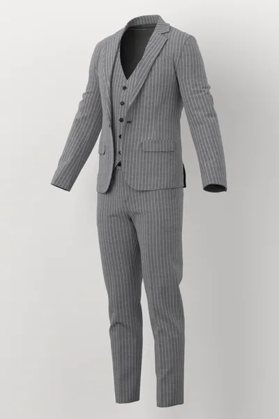Linen No. 29129 made up: three-quarter