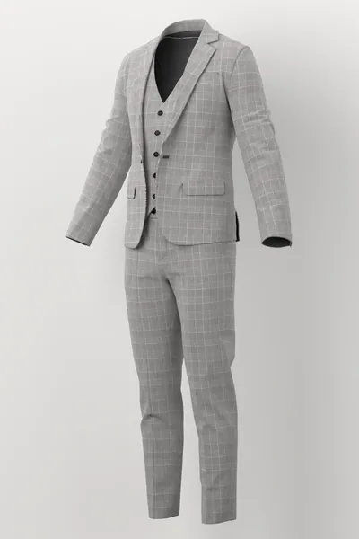 Linen No. 30174 made up: three-quarter
