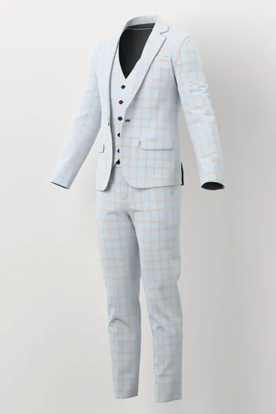 Linen No. 30176 made up: three-quarter
