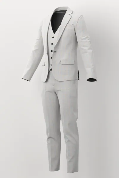 Linen No. 30177 made up: three-quarter