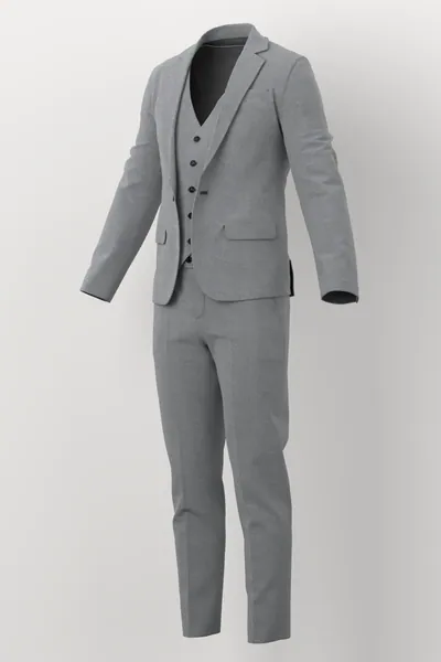 Linen No. 30181 made up: three-quarter