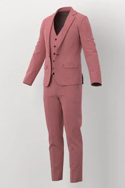 Linen No. 30261 made up: three-quarter