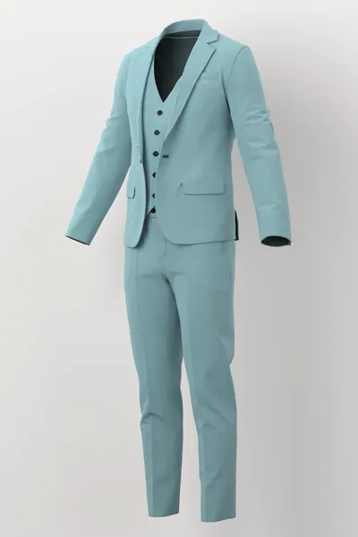 Linen No. 30262 made up: three-quarter