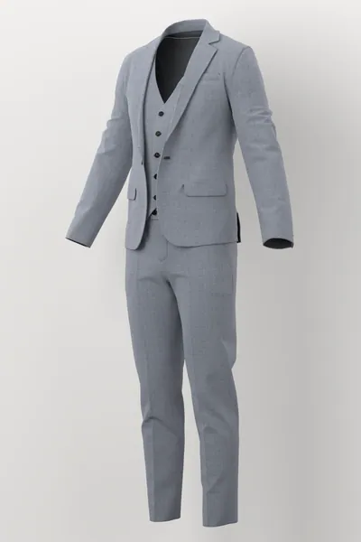 Marzotto No. 23942 made up: three-quarter