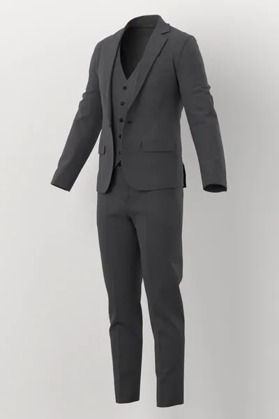 Michaelangelo Stretch Wool No. 28990 made up: three-quarter