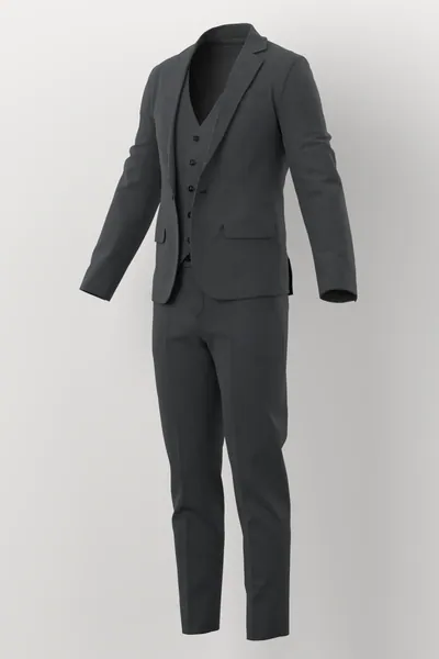 Michaelangelo Stretch Wool No. 29006 made up: three-quarter