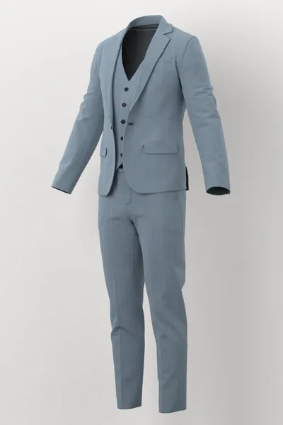 Michaelangelo Stretch Wool No. 29848 made up: three-quarter