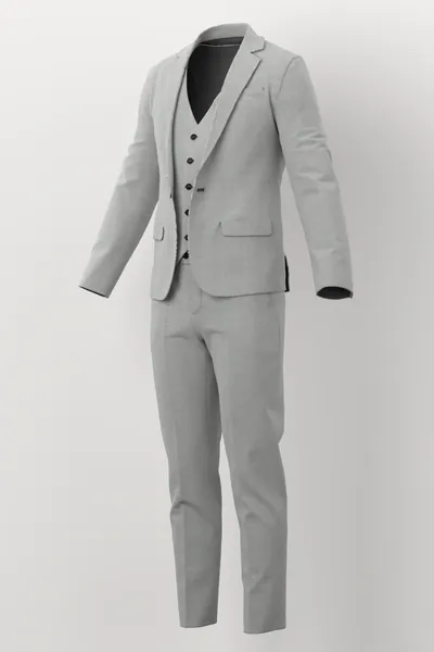 Regency Stretch No. 30008 made up: three-quarter
