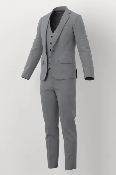 Vitale Barberis Canonico Perennial Super 110's Fancies No. 27766 made up: three-quarter