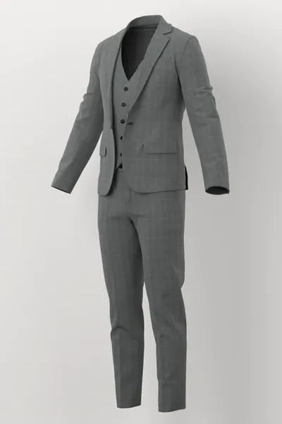 Vitale Barberis Canonico Perennial Super 110's Fancies No. 28758 made up: three-quarter