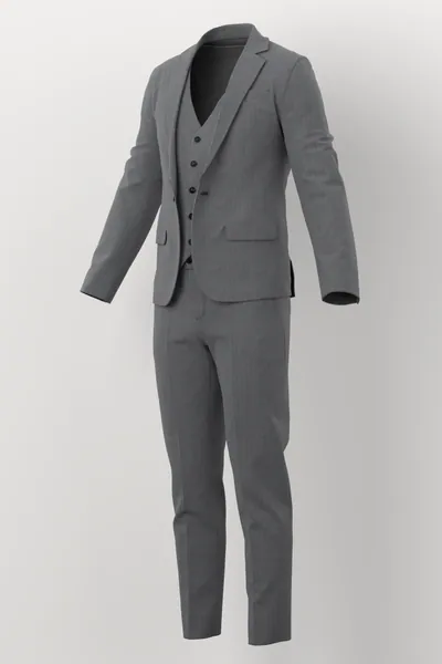 Vitale Barberis Canonico Perennial Super 110's Fancies No. 29924 made up: three-quarter