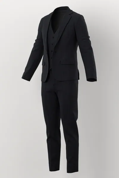 Vitale Barberis Canonico Perennial Super 110's Fancies No. 29937 made up: three-quarter