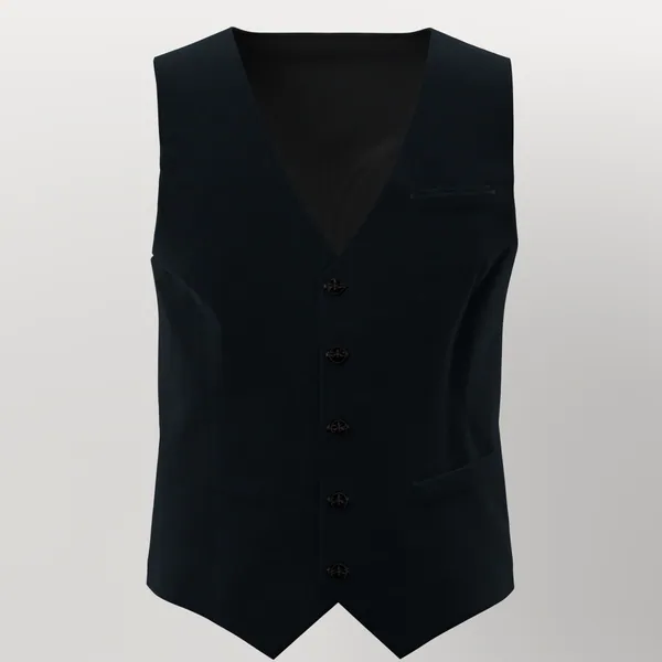 Cashmere No. 27517 made up: vest