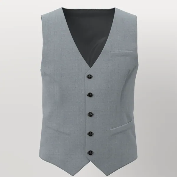 Dormeuil 15.7 Super 160's No. 27827 made up: vest