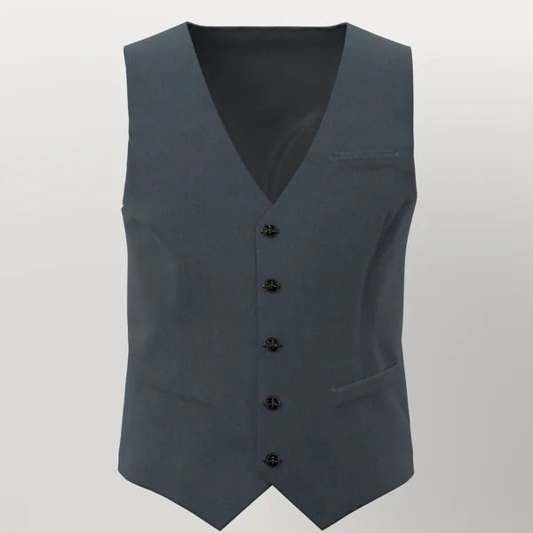 Dormeuil 15.7 Super 160's No. 27828 made up: vest