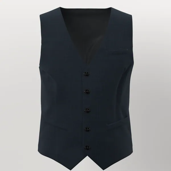 Dormeuil 15.7 Super 160's No. 27829 made up: vest
