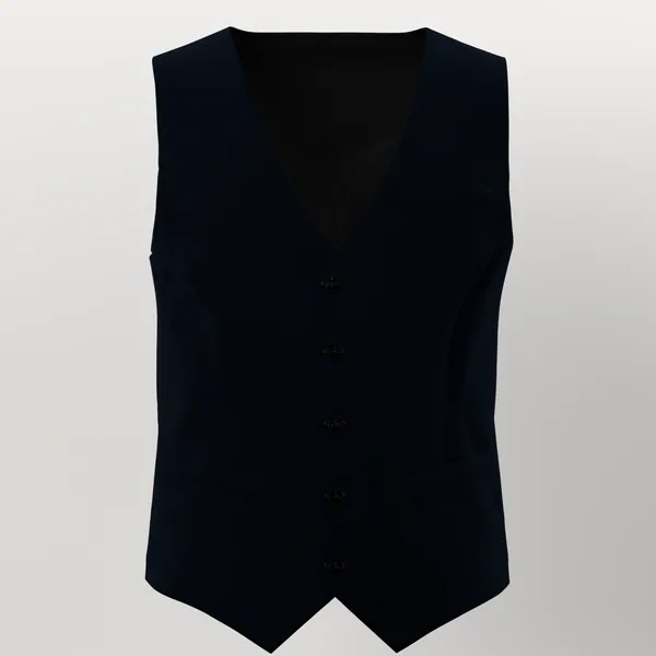 Dormeuil 15.7 Super 160's No. 27833 made up: vest