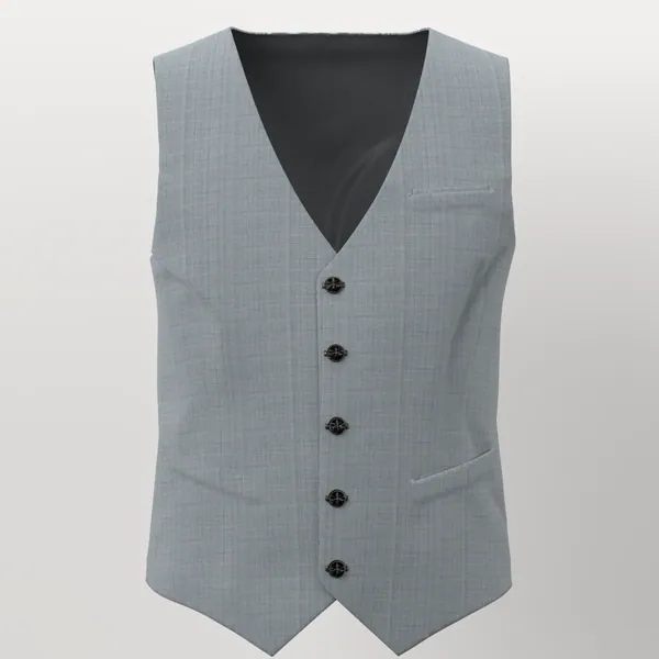 Lanificio Cerruti Super 150's No. 26853 made up: vest