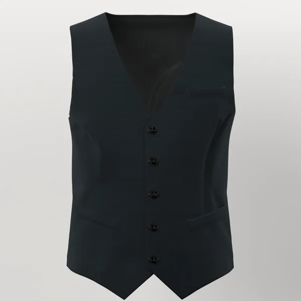 Lanificio Cerruti Super 150's No. 26856 made up: vest