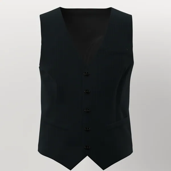 Lanificio Cerruti Super 150's No. 26878 made up: vest