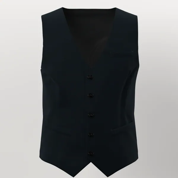 Loro Piana Super 130's No. 26625 made up: vest