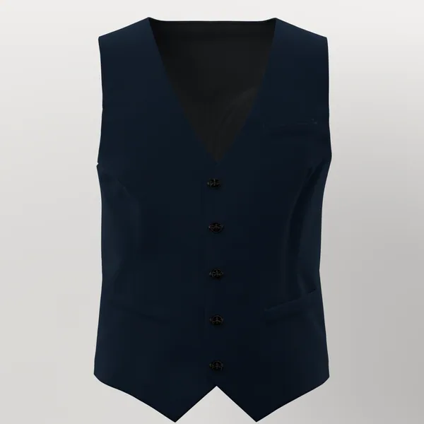 Loro Piana Super 130's No. 26632 made up: vest