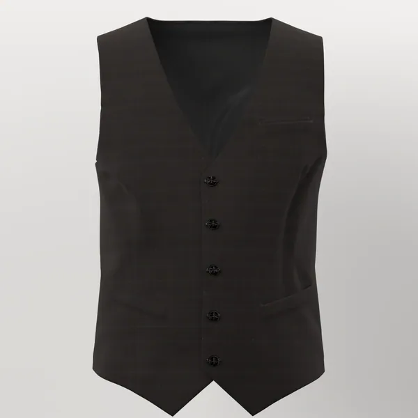 Loro Piana Super 130's No. 27256 made up: vest