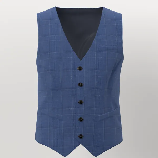 Loro Piana Super 150's Jacketing No. 29901 made up: vest
