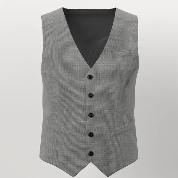 Loro Piana Super 150's Jacketing No. 29904 made up: vest