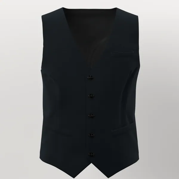 Loro Piana Super 150's No. 27276 made up: vest