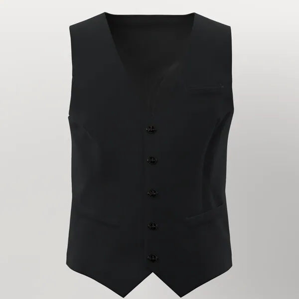 Michaelangelo Stretch Wool No. 29007 made up: vest