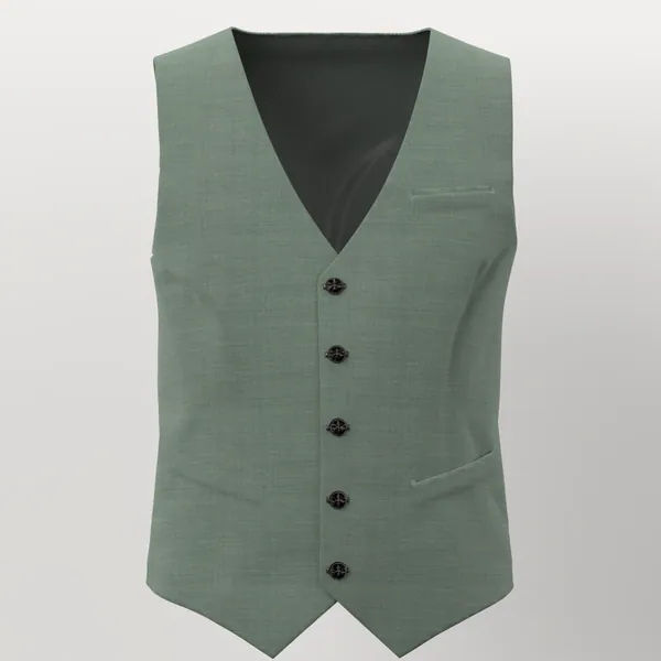 Michaelangelo Stretch Wool No. 29827 made up: vest