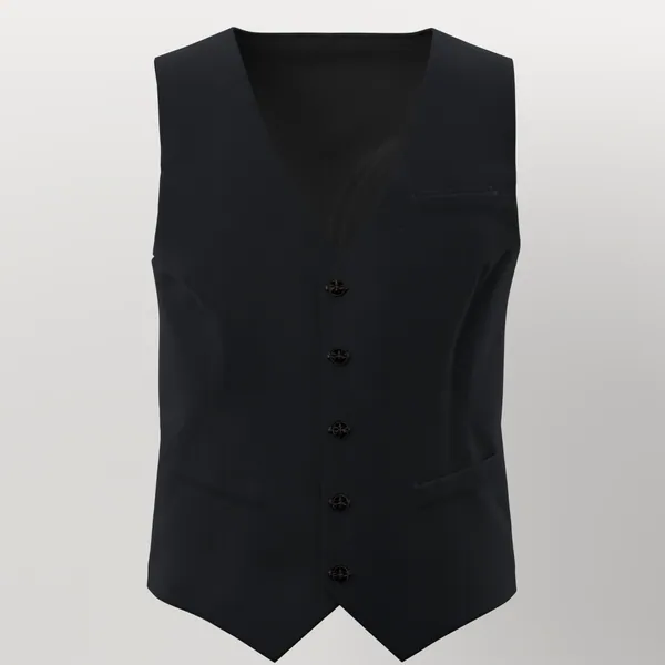 Michaelangelo Stretch Wool No. 29843 made up: vest