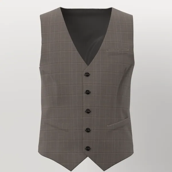 Michaelangelo Stretch Wool No. 29851 made up: vest