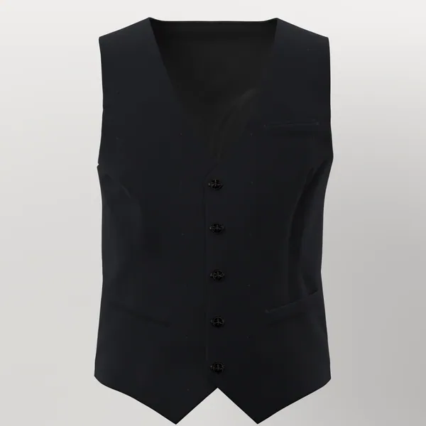 Michaelangelo Stretch Wool No. 29868 made up: vest
