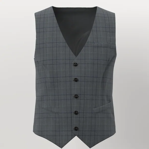 Vitale Barberis Canonico Perennial Super 110's Fancies No. 28756 made up: vest